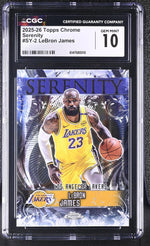 2025 Topps Chrome #SY-2 LeBron James Serenity CGC 10