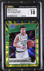 2020 Donruss #238 Payton Pritchard Green & Yellow Laser CGC 10