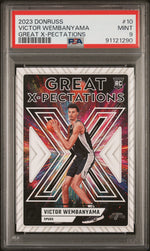 2023 Donruss Great Xpectations Victor Wembanyama #10 PSA 9