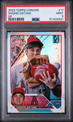 2023 Topps Chrome Photo Variations Shohei Ohtani #17 PSA 9
