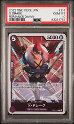 2022 One Piece Japanese Romance Dawn X Drake #114 PSA 10