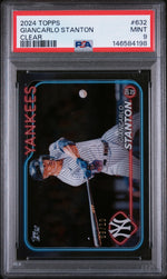 2024 Topps Clear Giancarlo Stanton #632 /70 PSA 9