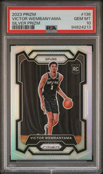 2023 Panini Prizm Silver Prizm Victor Wembanyama #136 PSA 10
