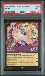 2024 Disney Lorcana En 5-Shimmering Skies Genie #49 PSA 9