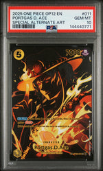 2025 One Piece Legacy of the Master Special Alternate Art Portgas D. Ace #ST13-011 PSA 10