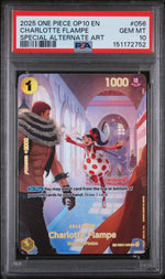 2025 One Piece Royal Blood Special Alternate Art Charlotte Flampe #EB01056 PSA 10