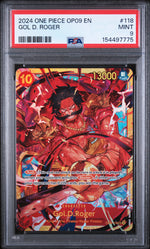 2024 One Piece Emperors In the New World Gol D Roger #OP09-118 PSA 9