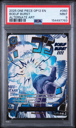 2025 One Piece Legacy of the Master Alternate Art Boeuf Burst #OP12-060 PSA 9