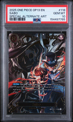 2025 One Piece Carrying On His Will Special Alternate Art Sabo #OP07118 PSA 10
