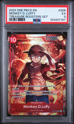 2024 One Piece Promo Treasure Booster Set Monkey D. Luffy #ST10006 PSA 5
