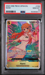 2024 One Piece Two Legends Nami #OP08106 PSA 10
