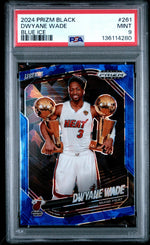 2024 Panini Prizm Black Blue Ice Dwyane Wade #261 /125 PSA 9