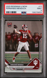 2025 Bowman University Now Fernando Mendoza #17 /2733 PSA 9