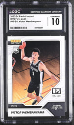 2023 Panini Instant #RPS-1 Victor Wembanyama RPS First Look 1 CGC 10