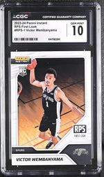2023 Instant #RPS-1 Victor Wembanyama RPS First Look 1 CGC 10