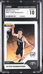 2023 Instant #RPS-1 Victor Wembanyama RPS First Look 1 CGC 10