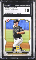 2023 Bowman #BD-14 Paul Skenes CGC 10