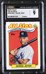 2024 Topps #89ASB-7 Derek Jeter '89 All-Stars CGC 9