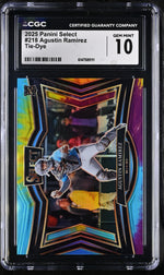 2025 Select #218 Agustin Ramirez Tie-Dye /25 CGC 10