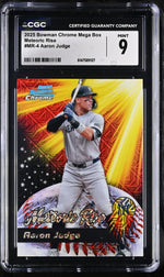 2025 Bowman Chrome #MR-4 Aaron Judge Meteoric Rise CGC 9
