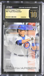 2016 Topps Finest #67 Kyle Schwarber CGC 10