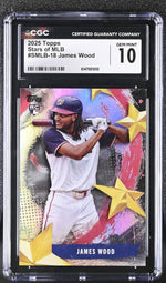 2025 Stars of MLB #SMLB-18 James Wood Stars of MLB 1 CGC 10