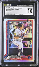 2025 Topps Chrome Update #USC88 Drake Baldwin Refractor CGC 10