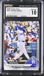 2025 Topps Now #527 Shohei Ohtani /325 CGC 10