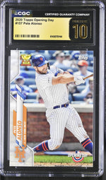 2020 Topps Opening Day #157 Pete Alonso CGC 10