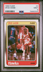 1988 Fleer Spud Webb #4 PSA 9