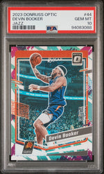 2023 Panini Donruss Optic Jazz Devin Booker #44 PSA 10