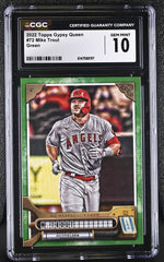 2022 Gypsy Queen #72 Mike Trout Green 320 CGC 10
