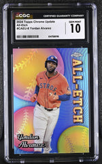 2024 Topps Chrome Update #CAEU-8 Yordan Alvarez All-Etch CGC 10
