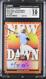 2020 Valiant #ND-MW1 Masyn Winn New Dawn Autographs /75 Auto CGC 10