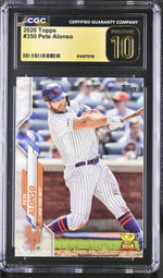2020 Topps #350 Pete Alonso Series One CGC 10