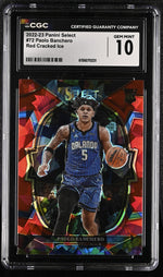 2022 Select #72 Paolo Banchero Red Cracked Ice CGC 10