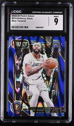 2024 Select #214 Anthony Davis Blue Tectonic /99 CGC 9