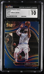 2020 Select #223 LeBron James Courtside CGC 10