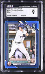 2024 Bowman #BD-15 Colt Emerson Draft /150 CGC 9