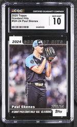 2025 Greatest Hits #GH-24 Paul Skenes Greatest Hits CGC 10