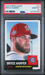 2018 Topps Living Bryce Harper #13 /9515 PSA 10