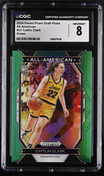 2024 Prizm #23 Caitlin Clark All-American CGC 8