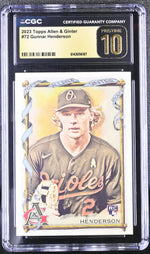 2023 Allen & Ginter #72 Gunnar Henderson CGC 10