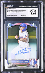 2025 Bowman #CPA-CFR Cody Freeman Chrome Prospects Autographs Auto CGC 9.5
