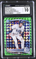 2025 Bowman #BCP-81 Aidan Smith Chrome Prospects /99 CGC 10