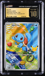 2026 Black Star Promos #039 Squirtle First Partner Illus. Collection S1 CGC 10