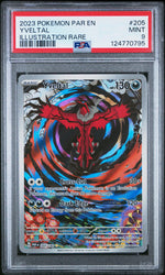 2023 Pokemon Scarlet and Violet Paradox Rift Illustration Rare Yveltal #205 PSA 9
