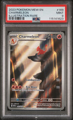 2023 Pokemon Scarlet and Violet 151 Illustration Rare Charmeleon #169 PSA 9
