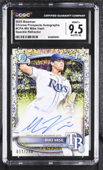 2025 Bowman Chrome #CPA-MV Mike Vasil Prospects Autographs /299 Auto CGC 9.5