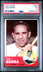 1963 Topps Yogi Berra #340 PSA 3
